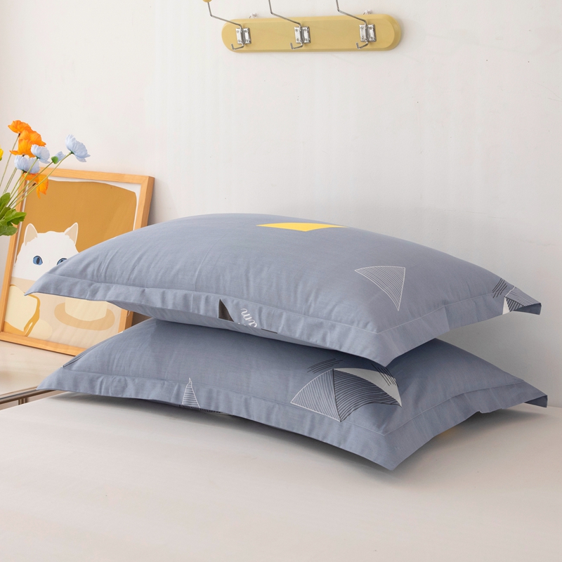 恒源祥全棉信封枕套枕头套48*74cm枕芯套30*50cm枕套一对家用双人