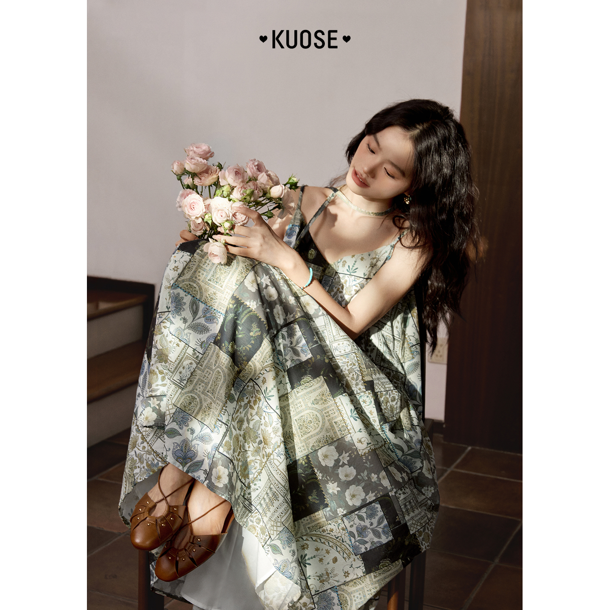 法式度假连衣裙吊带裙背心裙