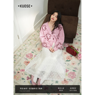 阔色白色半身裙蓬蓬裙半裙蕾丝裙a字伞裙2026春季 长裙子秋 女新款