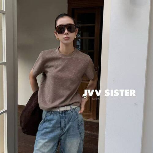 2026秋新百搭显瘦短袖T恤女