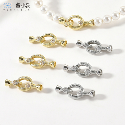 鱼小乐diy手工串珠椭圆蛇头扣头