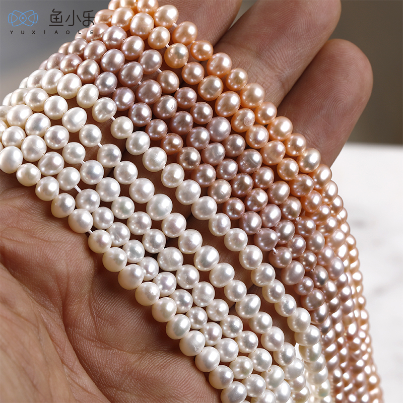 diy强光蛋形项链耳饰散珠