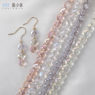 透明切面水晶玻璃手作风串珠饰品
