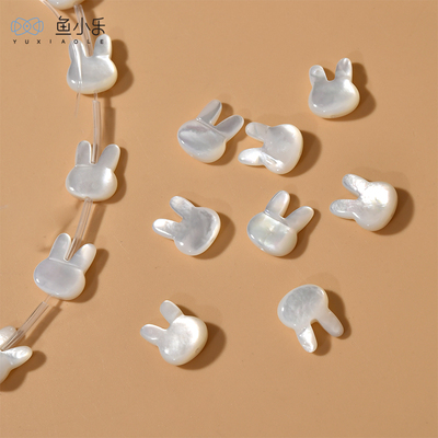 天然贝壳海贝小兔子串珠