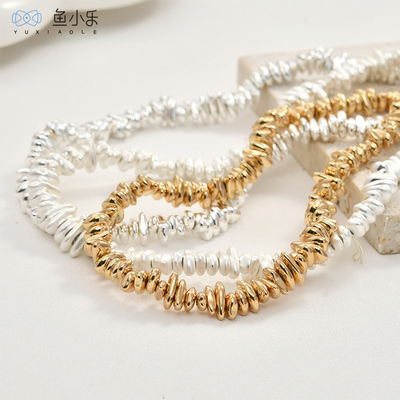 碎金碎银黑胆石电镀碎石DIY材料