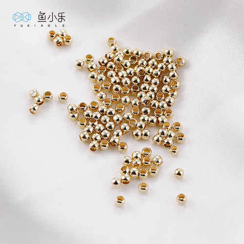 包金定位珠手工饰品配件