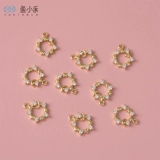 Медный цирконий, ожерелье, подвеска, аксессуар ручной работы, серьги, аксессуары, 14 карат, микроинкрустация