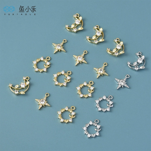 Медный цирконий, ожерелье, подвеска, аксессуар ручной работы, серьги, аксессуары, 14 карат, микроинкрустация