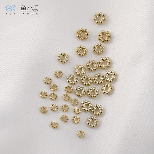 项链diy金珠手工项链花托