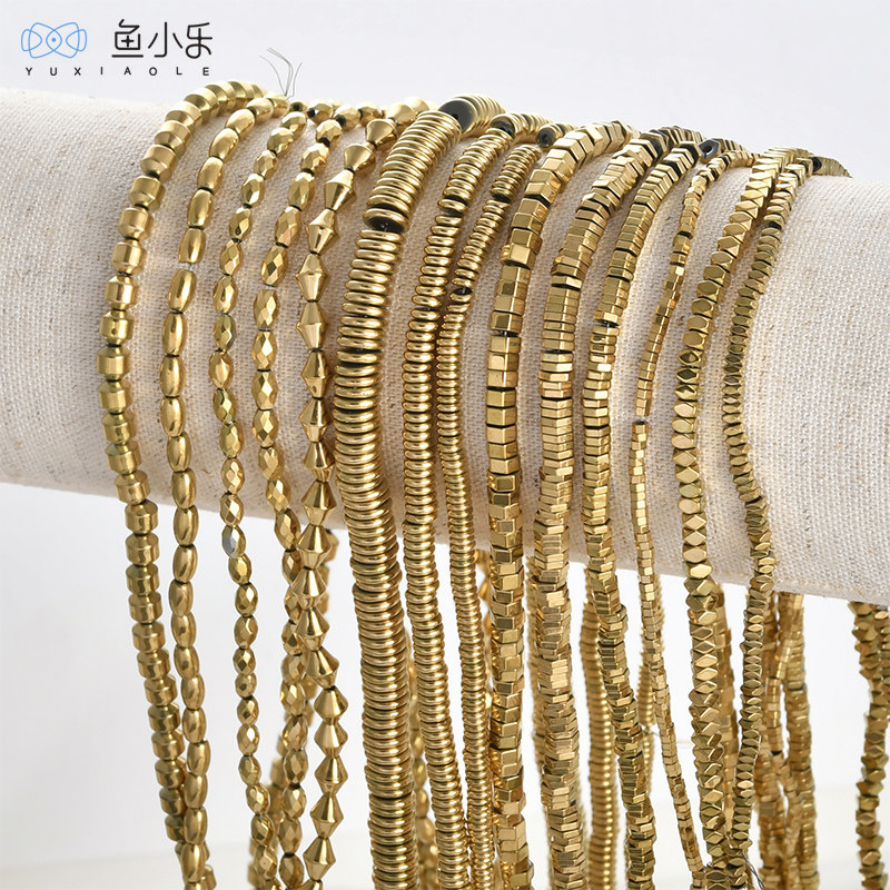 黑胆石镀真金保色圆片米珠菱形切角隔珠隔片diy串珠手链项链材料,饰品/流行首饰/时尚饰品新,其他DIY饰品配件,淘宝优惠券,粉丝福利购,淘宝优惠卷