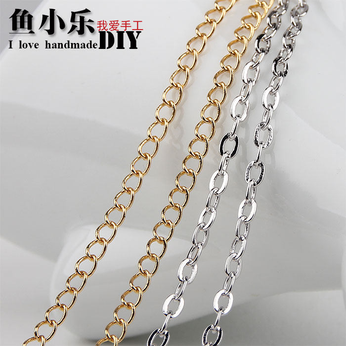 diy饰品铜材质镀真金 尾链项链延长链条 调节链加长链脚链配件,饰品/流行首饰/时尚饰品新,其他DIY饰品配件,淘宝优惠券,粉丝福利购,淘宝优惠卷