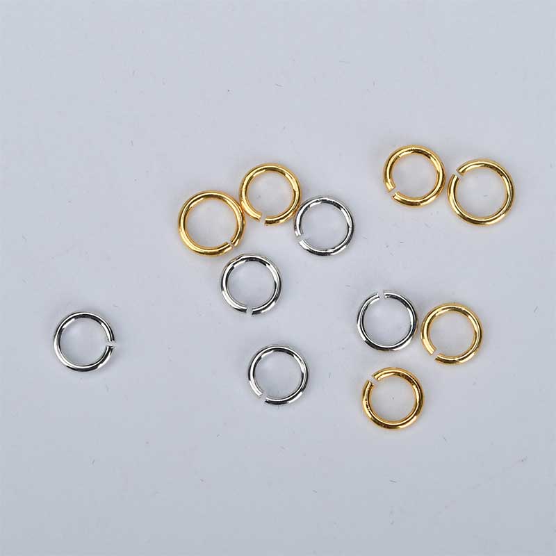 手工镀金圆圈耳环吊坠饰品配件