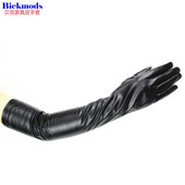 加绒保暖触屏女士 薄丝里秋冬季 超长皮手套女真皮羊皮过肘长款 春季