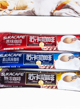 新品苏卡咖啡15g*80条suka味速溶