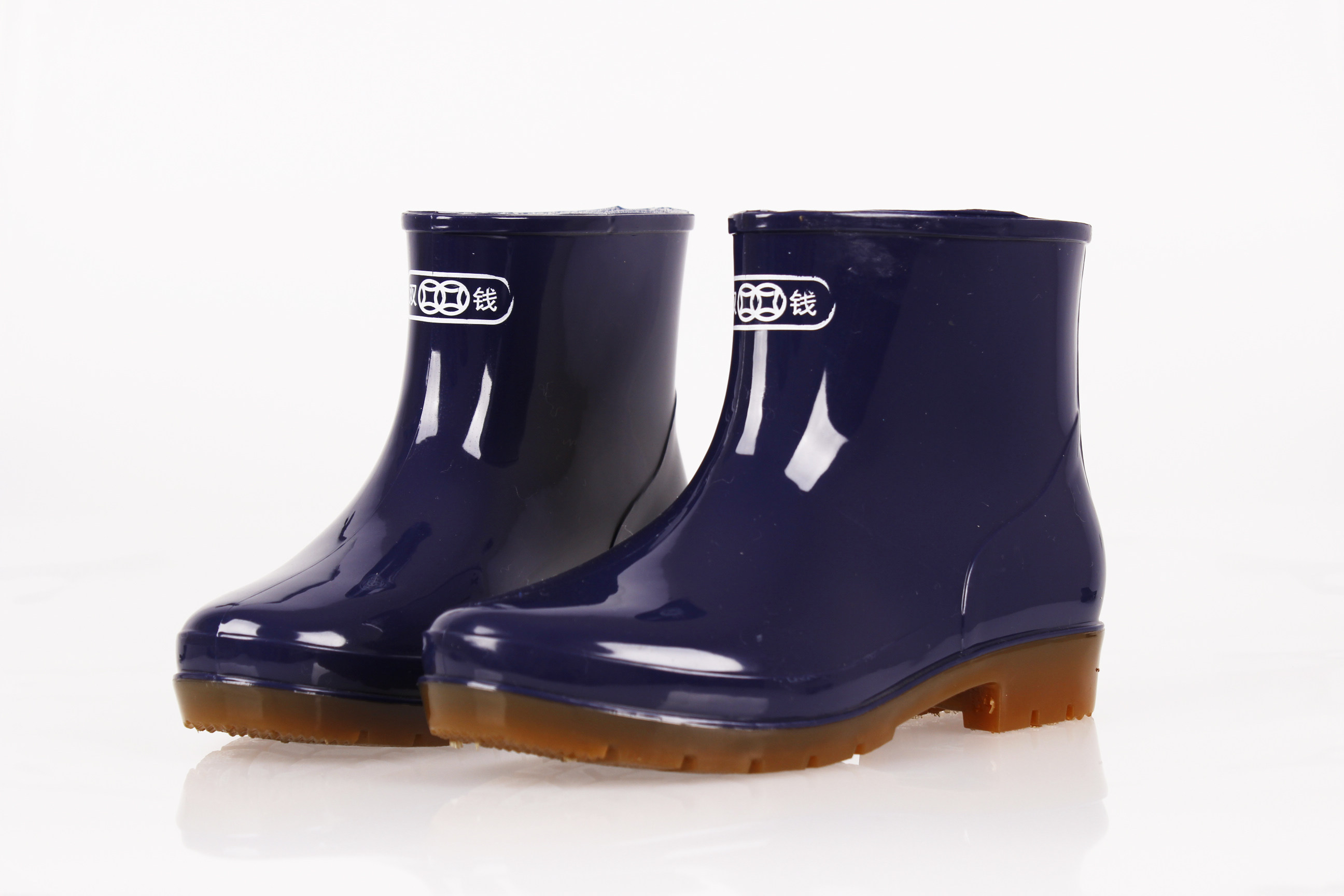 正品双钱雨鞋女短筒雨靴男低筒水鞋牛筋底套鞋防滑水靴厨师工作鞋