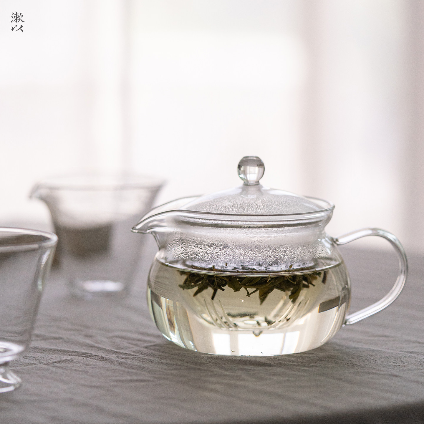 漱以高硼硅耐热玻璃茶壶耐高温泡茶壶花茶壶日式单壶茶具直火壶