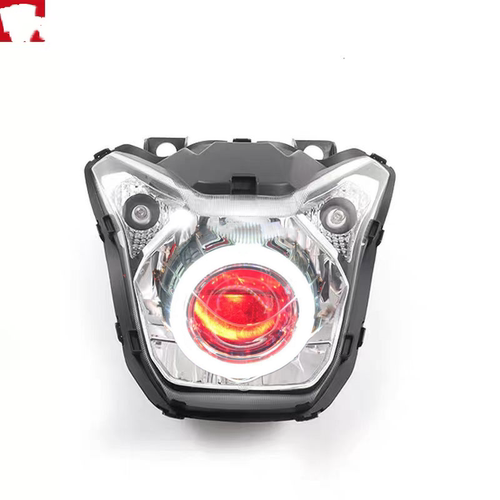 适用于本田cb150s雄帅大灯双光LED透镜WH150-7A改装天使魔眼总成