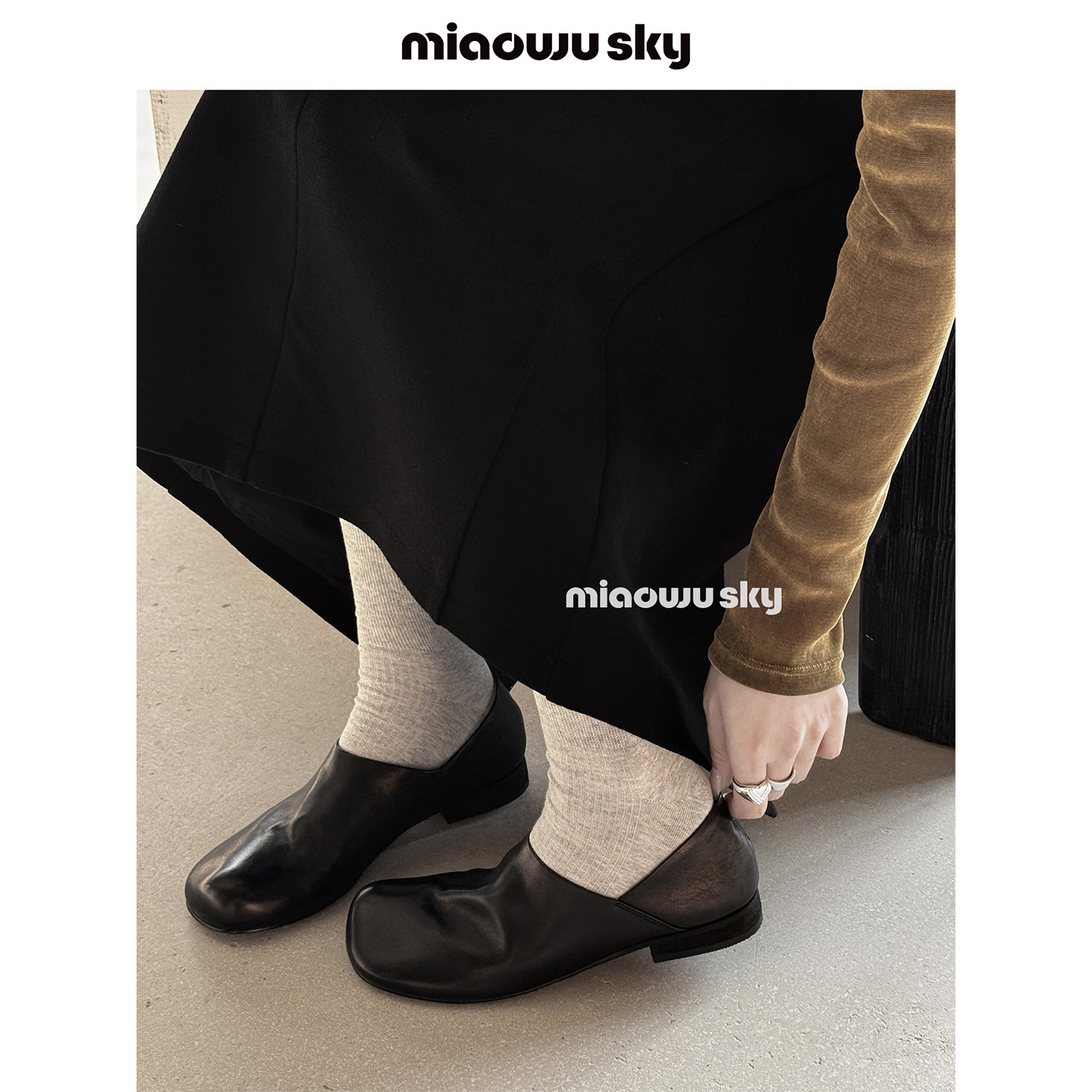 【1.23上新】喵唔的天空复古软底乐福鞋女春秋单鞋两穿懒人奶奶鞋,女鞋,乐福鞋（豆豆鞋）,淘宝优惠券,粉丝福利购,淘宝优惠卷