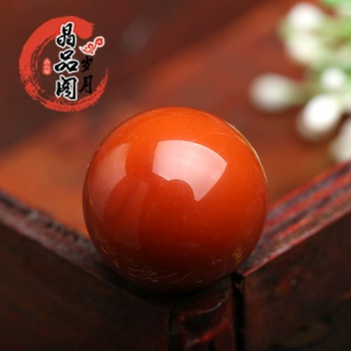 柿子红散珠散珠工厂直销原石打磨