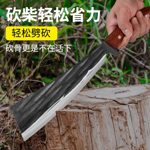 柴刀高锰钢锻打老式家用开路刀多功能便捷户外刀砍骨砍树刀砍竹
