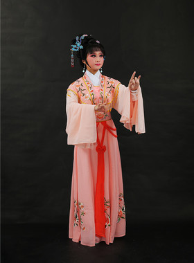 越剧古装戏曲演出服摄影写真女戏服小旦花旦七仙女不包括白色领子