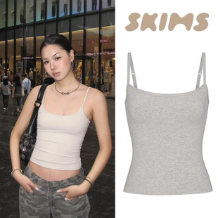 内搭吊带背心女性感修身 纯棉修身 运动上衣 SKIMS欧阳娜娜同款 正品