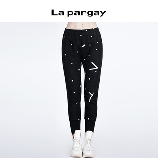 百搭显瘦高腰设计感小众裤 纳帕佳女式 新款 2024春季 子潮 束脚休闲裤