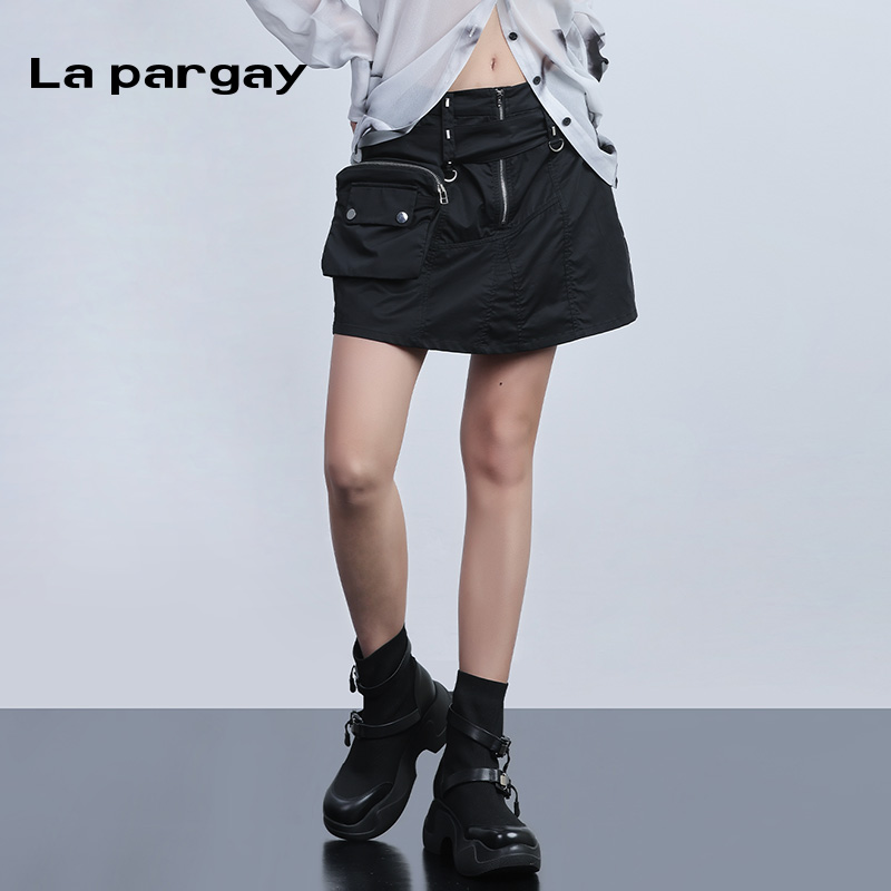 Lapargay2025夏上新工装半身裙