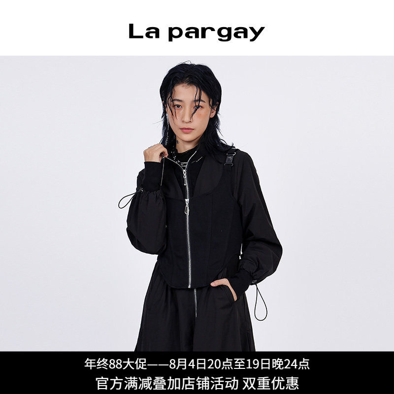 纳帕佳中长款机能风衣女两件套