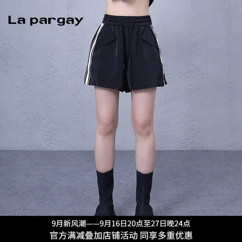 Lapargay纳帕佳25夏松紧腰短裤
