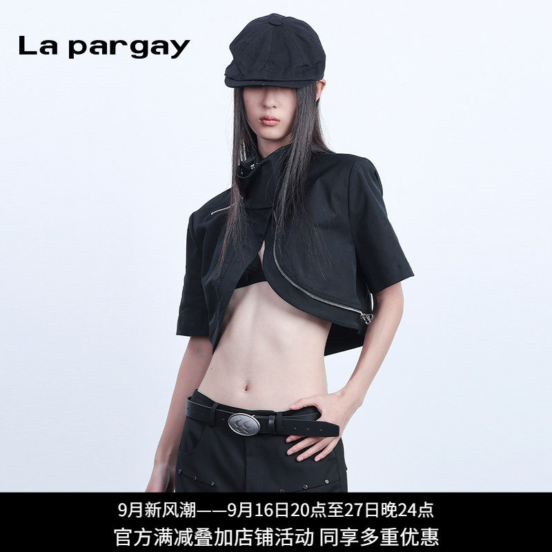 Lapargay设计款短袖外套