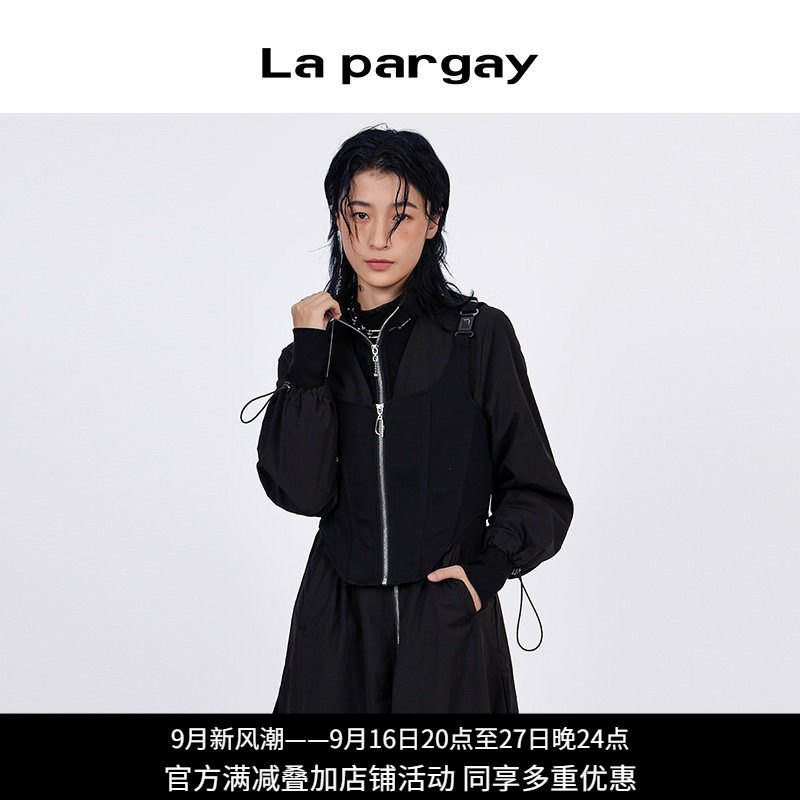 纳帕佳中长款机能风衣女两件套