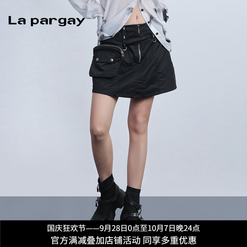 Lapargay2025夏上新工装半身裙