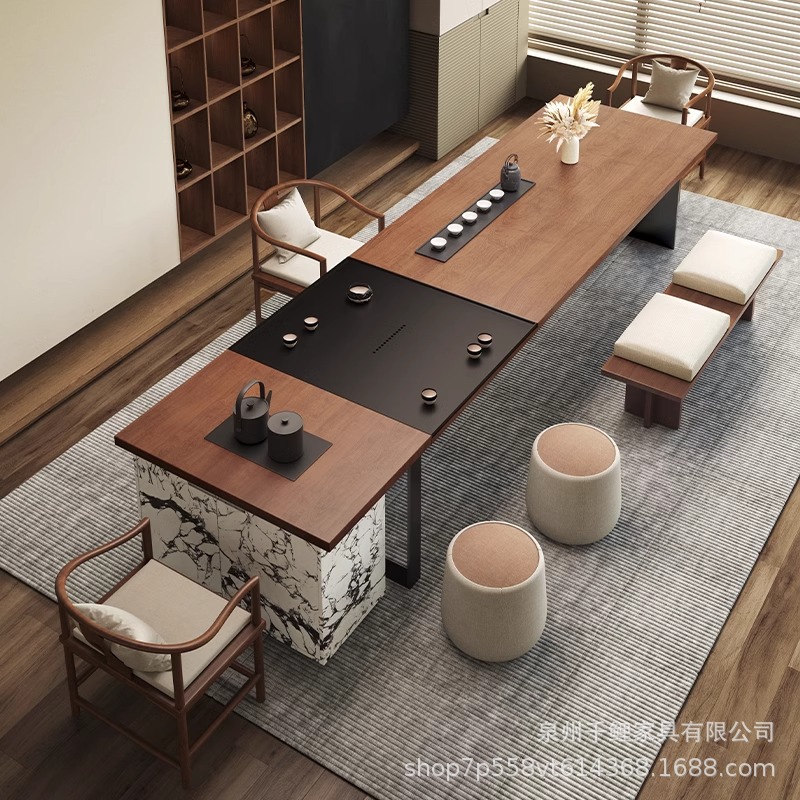 德国进口老板办公室酒店大板实木