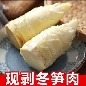 现剥冬笋肉去壳农家鲜嫩现挖剥壳不带壳竹笋蔬菜笋肉去皮笋肉真空