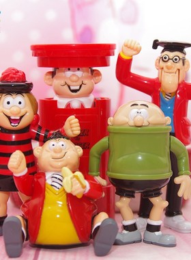 麦当劳中古玩具happymeal趣味恶搞摆件Beano比诺玩偶复古怀旧公仔