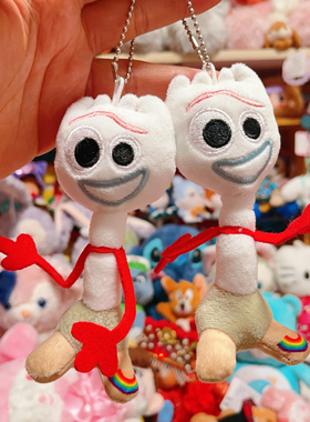 日本玩具总动员叉子forky毛绒卡通叉叉玩偶书包挂件包挂饰礼物