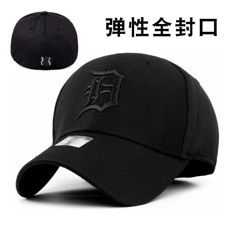 春秋季韩版男女士户外全封闭棒球帽鸭舌帽弹力防晒反戴钓鱼太阳帽