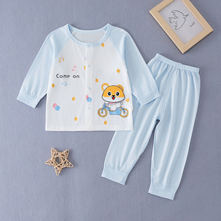 婴儿卡通内衣套装 款 宝宝无骨两件套儿童长袖 四季 秋衣秋裤 春秋新款