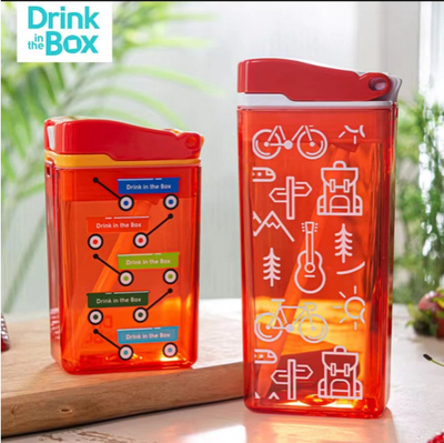 drinkinthebox聚丙烯355ml吸管杯