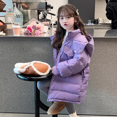 女童棉服2025新款洋气加厚外套
