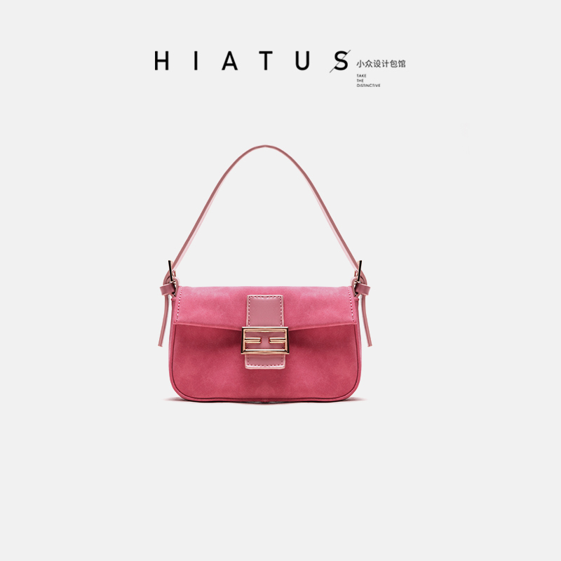 磨砂面复古风单肩斜挎手机包