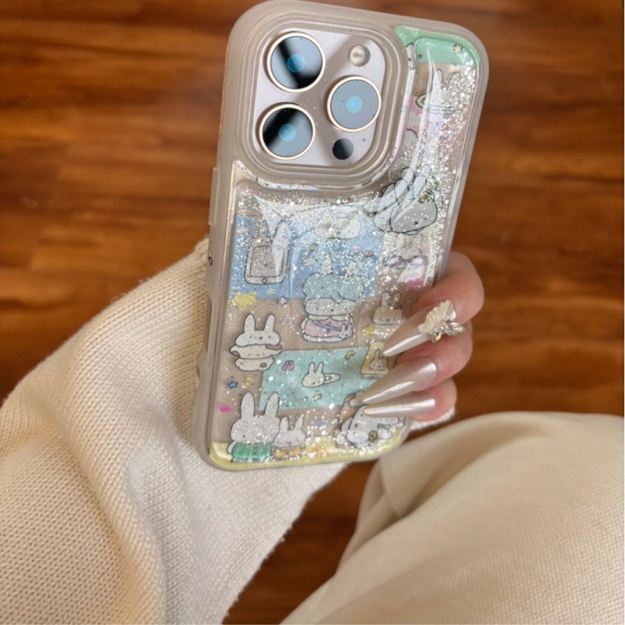 流沙胖乎乎米菲兔适用于苹果16pro可爱iphone14苹果15pro