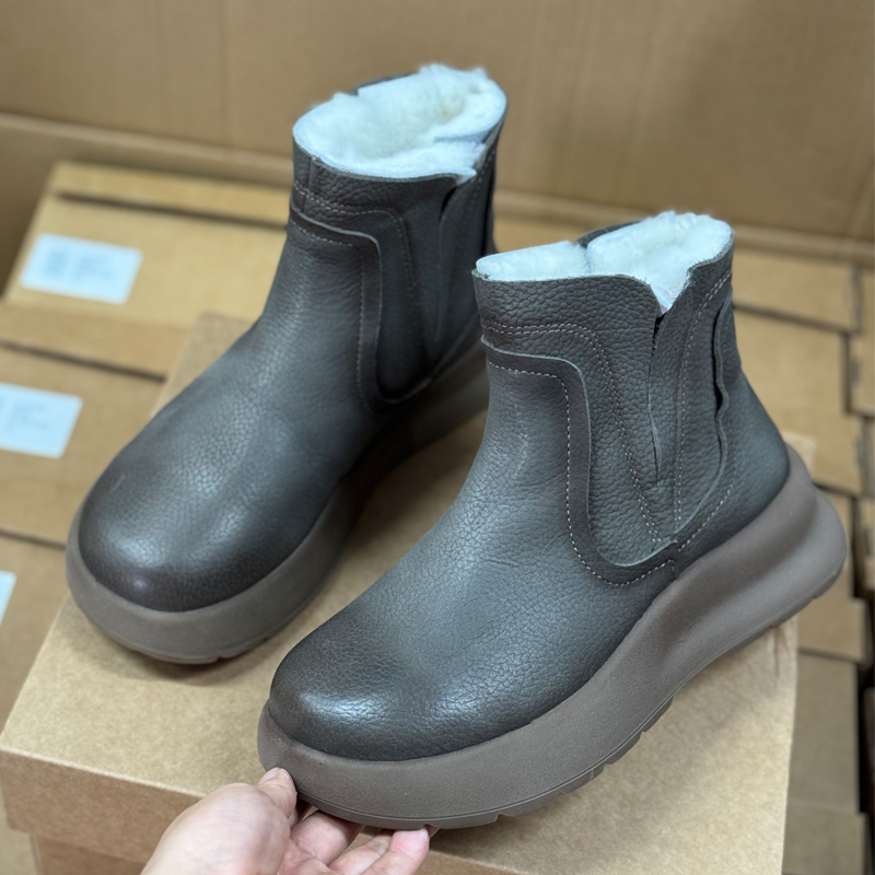 2024新款冬季加绒加厚短靴