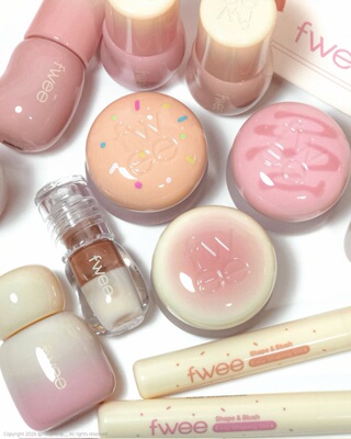 6月新 Fwee香草甜品系列腮红唇泥唇釉唇蜜唇颊两用Oliveyoung大促