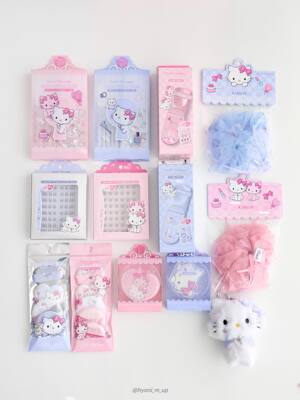 韩国fillimilli新款HelloKitty限定爱心粉扑干湿两用 俏咪联名