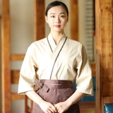 Корейская японская кухня одежда японская рабочая одежда суши кимоно -ресторан кухня рабочая одея