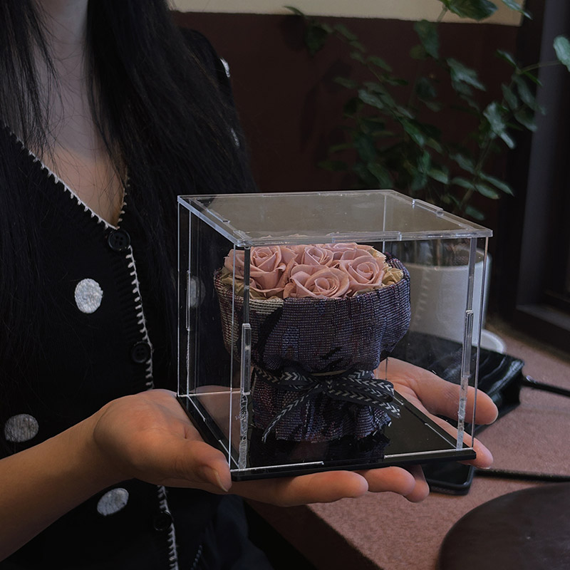 一嫣手工永生花束保存一年以上