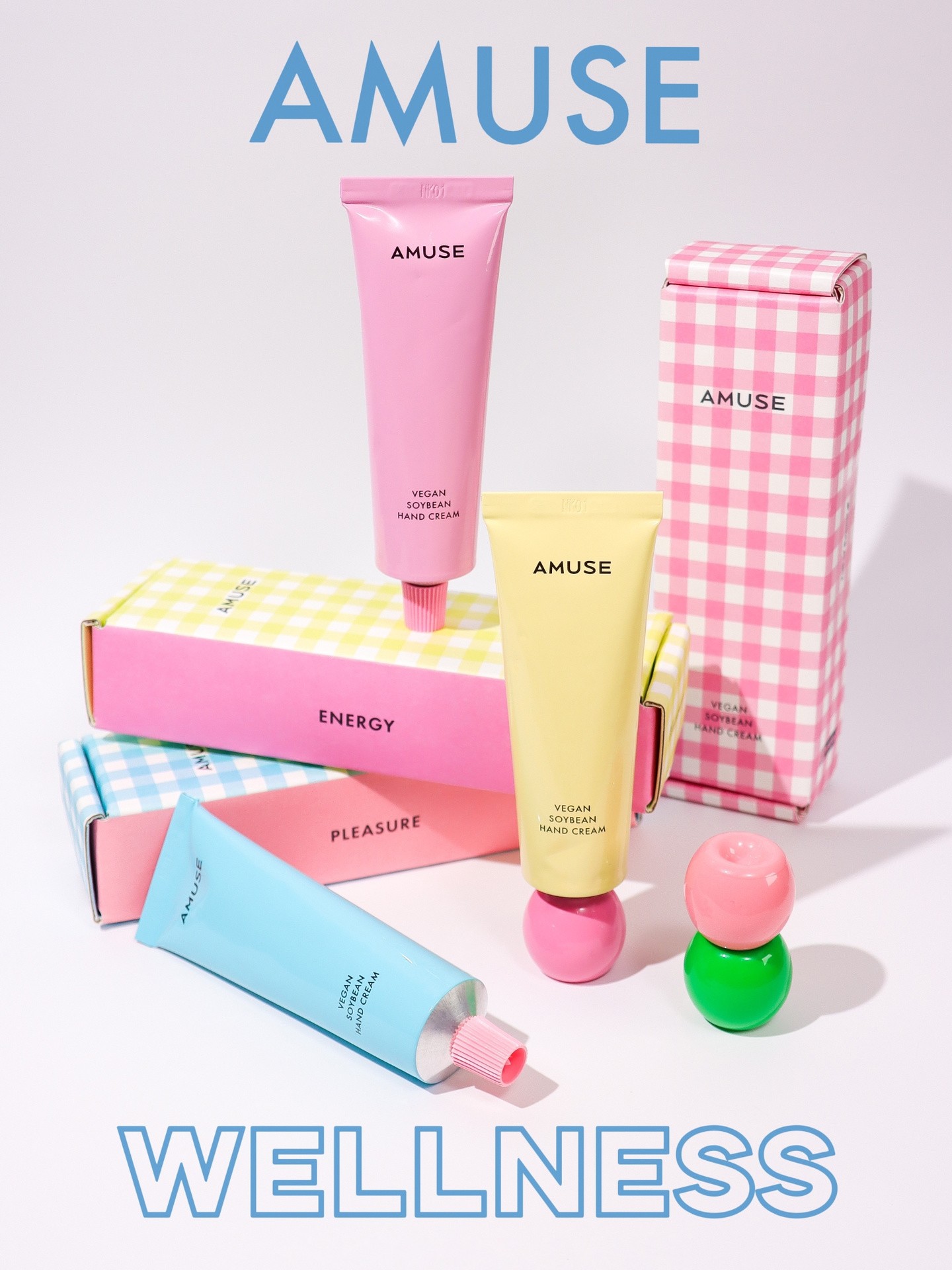 姜涩琪同款!韩国amuse护手霜小众香氛健康纯素大豆秋冬滋润保湿