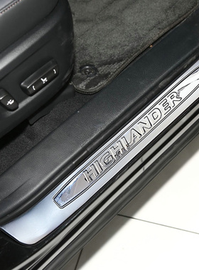 适用于2015-21款丰田汉兰达不锈钢迎宾踏板 HIGHLANDER前外门槛条